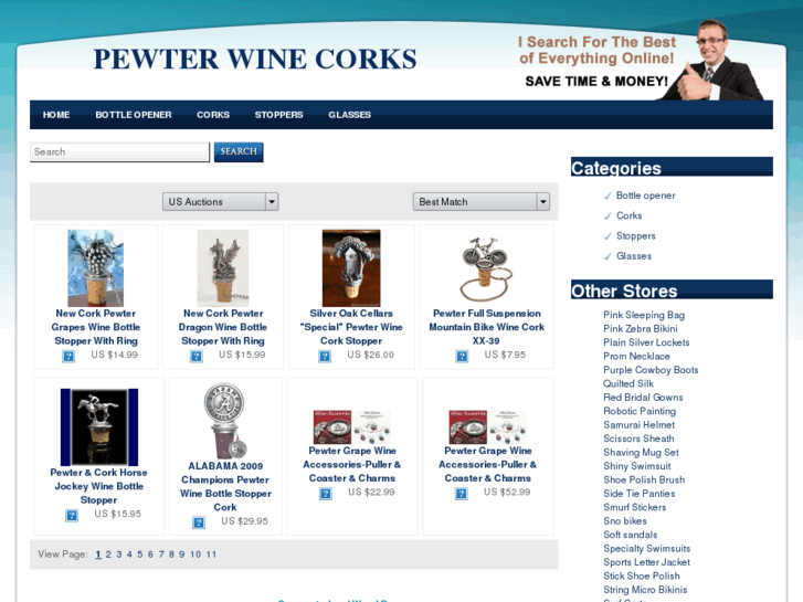 www.pewterwinecorks.com