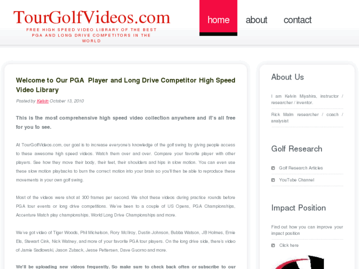 www.tourgolfvideos.com