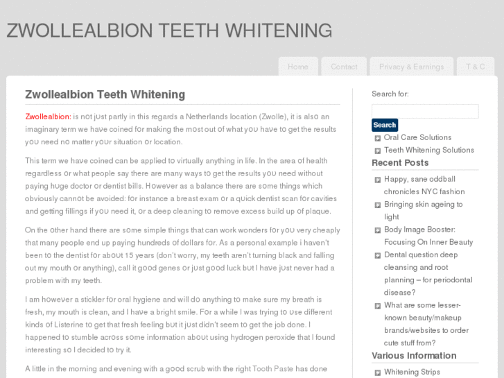 www.zwollealbionteethwhitening.com