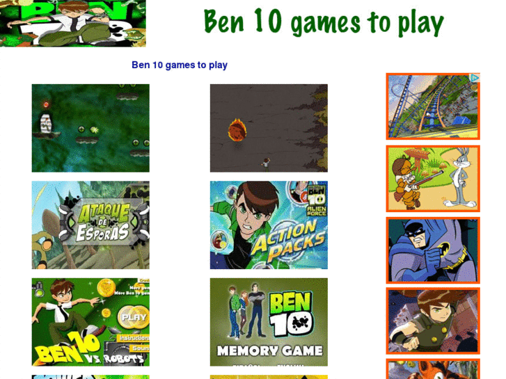 www.ben10gamestoplay.com