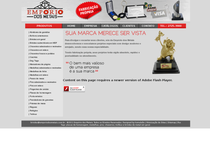 www.emporiodosmetais.com.br