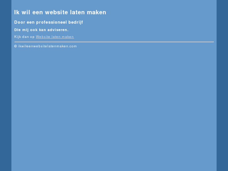 www.ikwileenwebsitelatenmaken.com