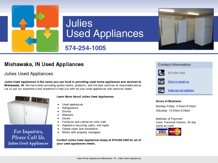 www.juliesusedappliances.net