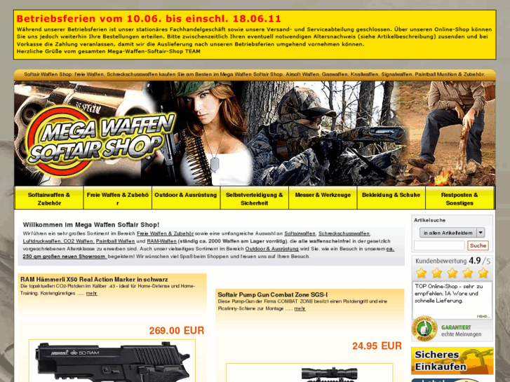 www.mega-waffen-softair-shop.de