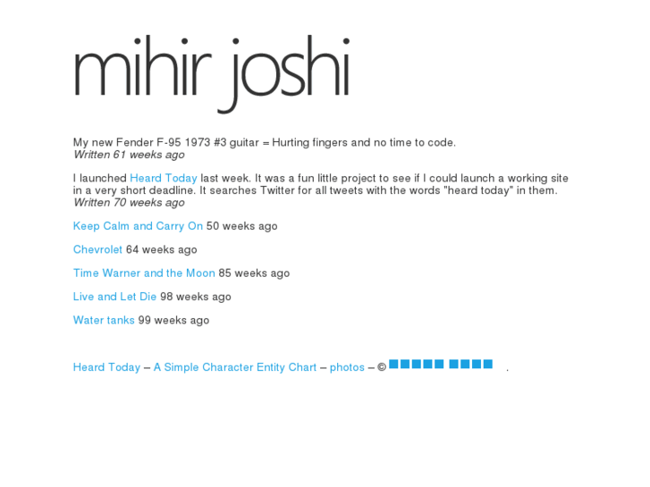 www.mihirjoshi.com