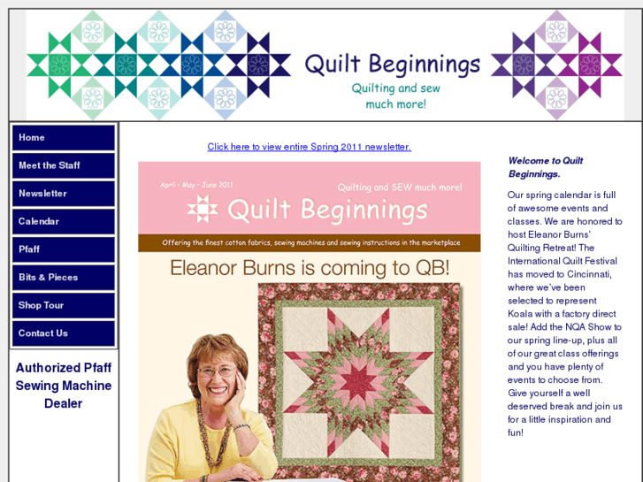 www.quiltbeginnings.com
