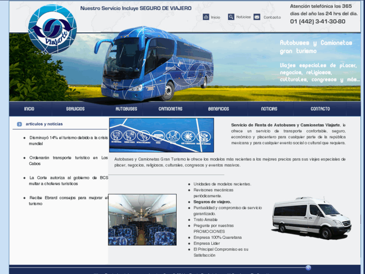 www.rentadeautobusesycamionetas.com