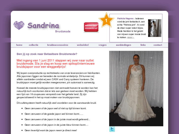 www.sandrina.nl
