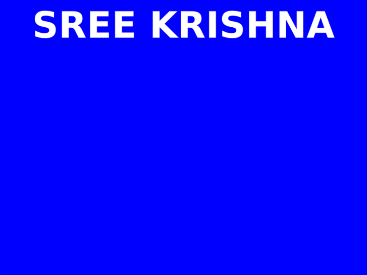 www.sreekrishna.info