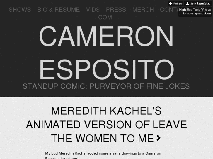 www.therealcameronesposito.net