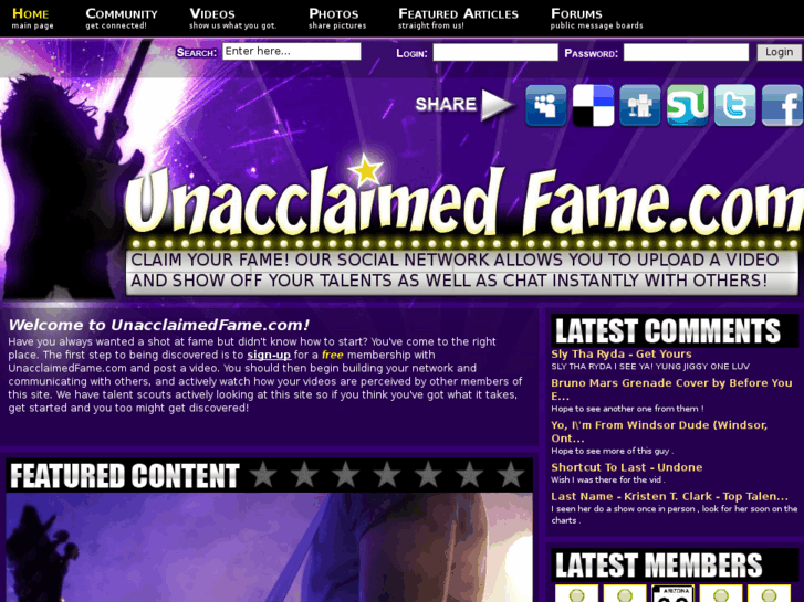 www.unacclaimedfame.com