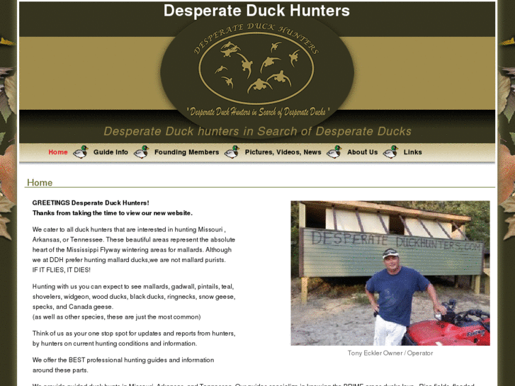 www.desperateduckhunters.com