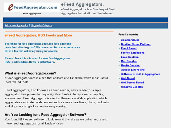 www.efeedaggregator.com