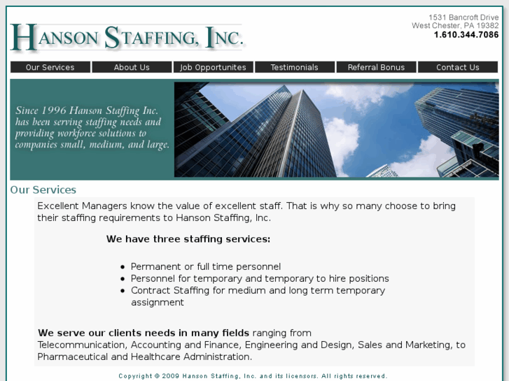 www.hansonstaffing.com