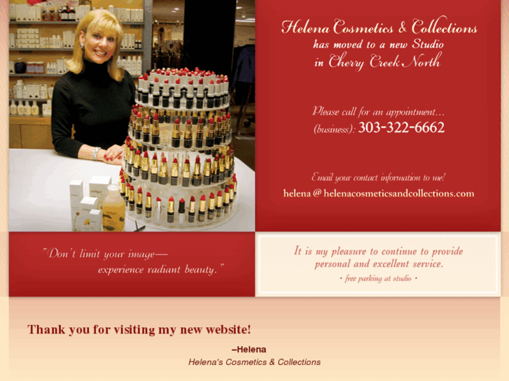 www.helenacosmeticsandcollections.com