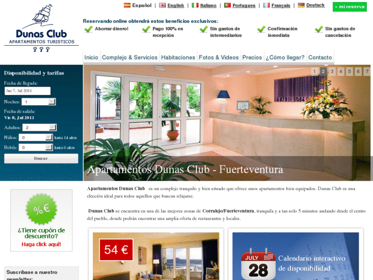 www.hoteldunasclub.com