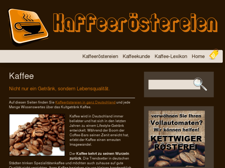 www.kaffeeroestereien.de