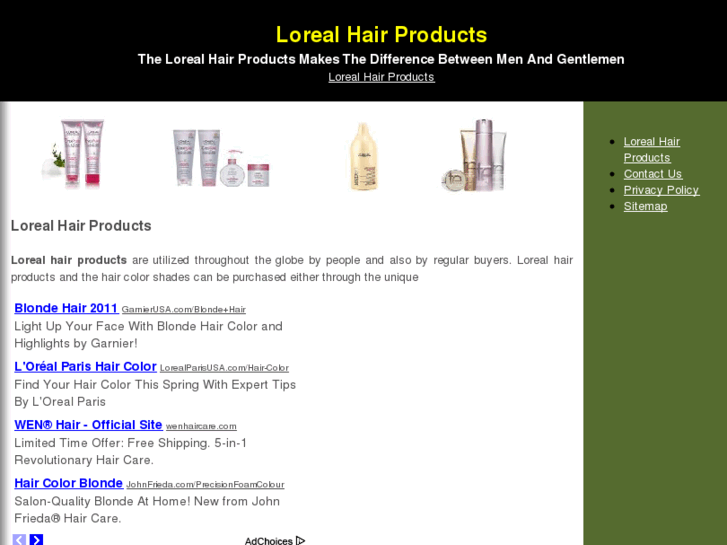 www.lorealhairproducts.net