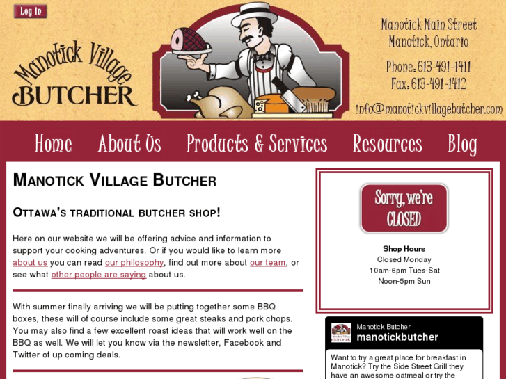 www.manotickvillagebutcher.com