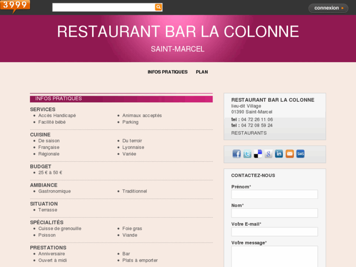 www.restaurantlacolonne.com