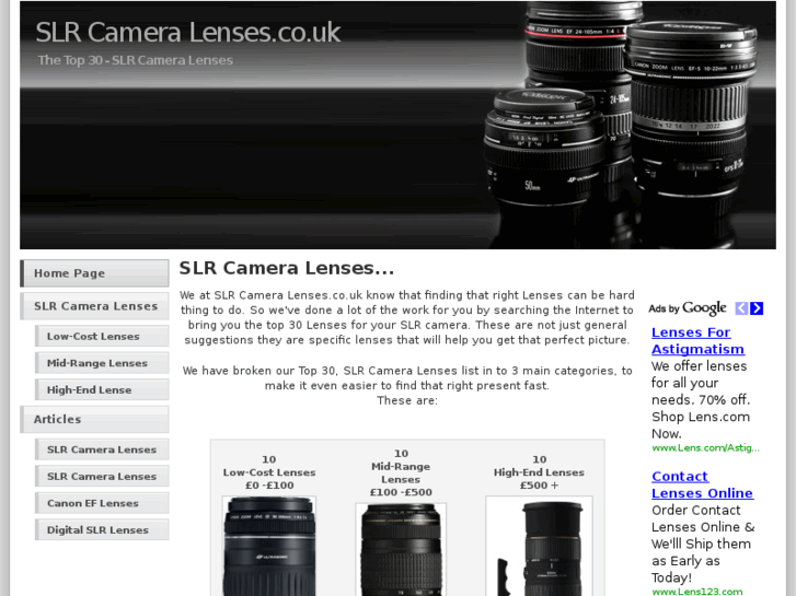 www.slrcameralenses.co.uk