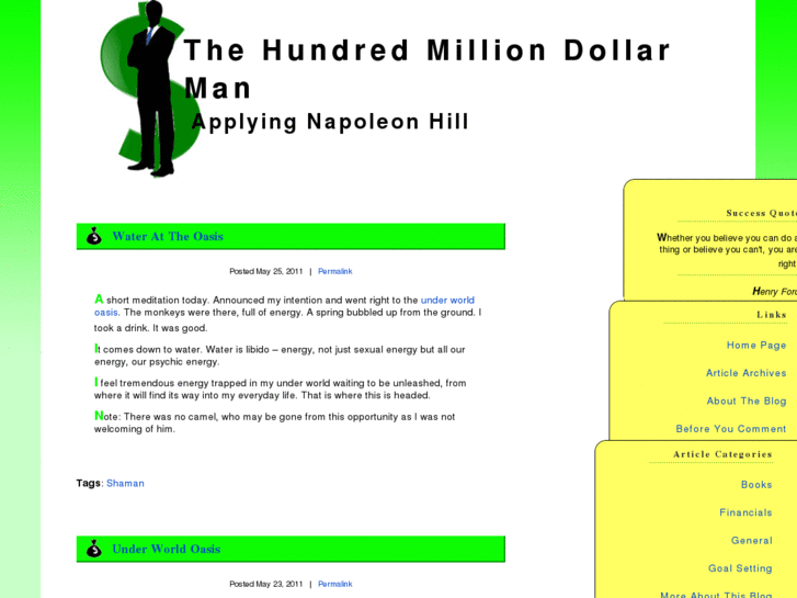 www.thehundredmilliondollarman.com