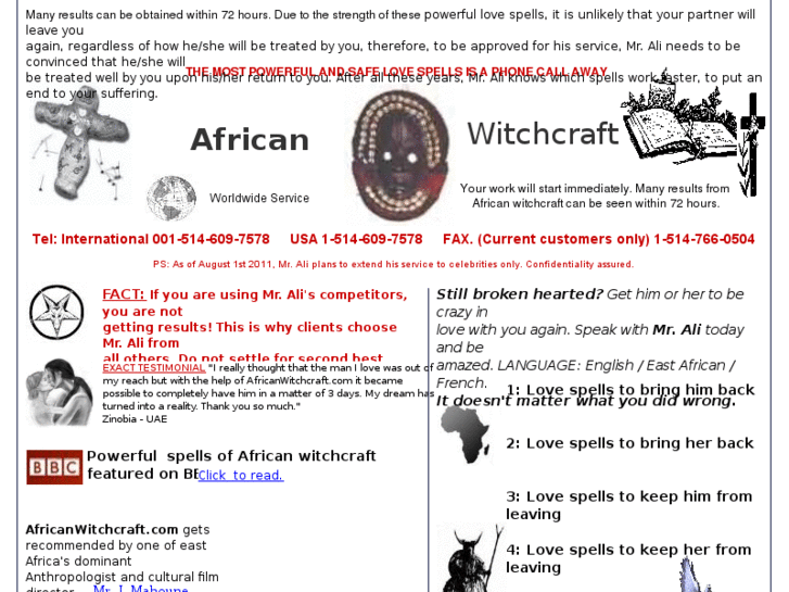 www.africanwitchcraft.com