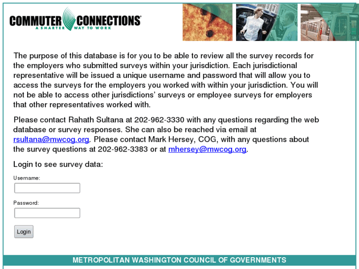 www.cogcommutersurveydb.com