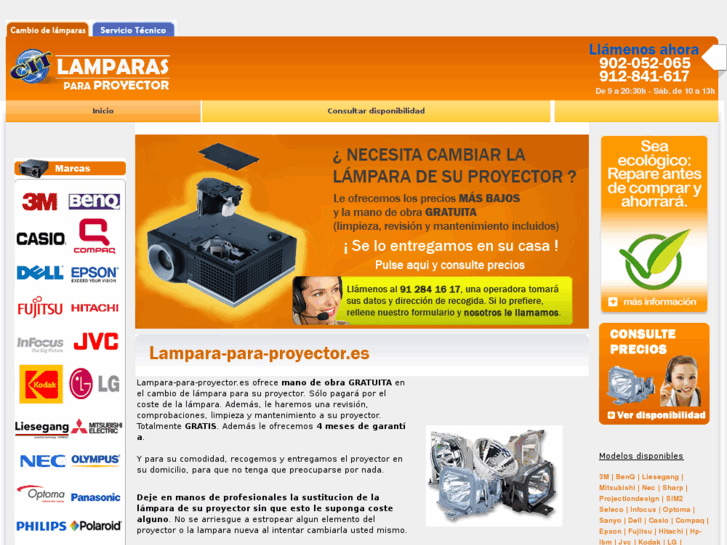 www.lampara-para-proyector.es