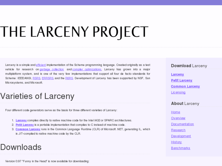 www.larcenists.org