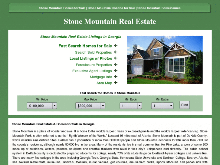 www.stone-mountain-real-estate.com