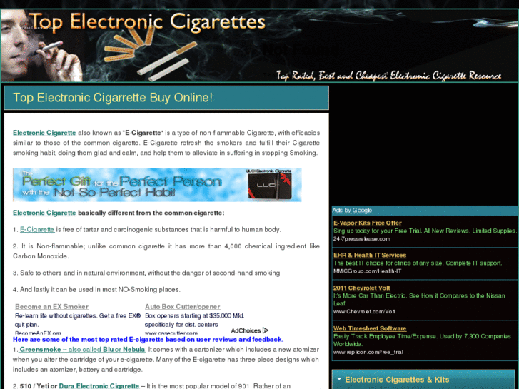 www.topelectroniccigarette.net