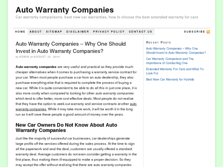 www.auto-warranty-companies.org
