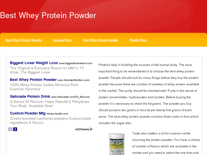 www.bestwheyproteinpowder.info