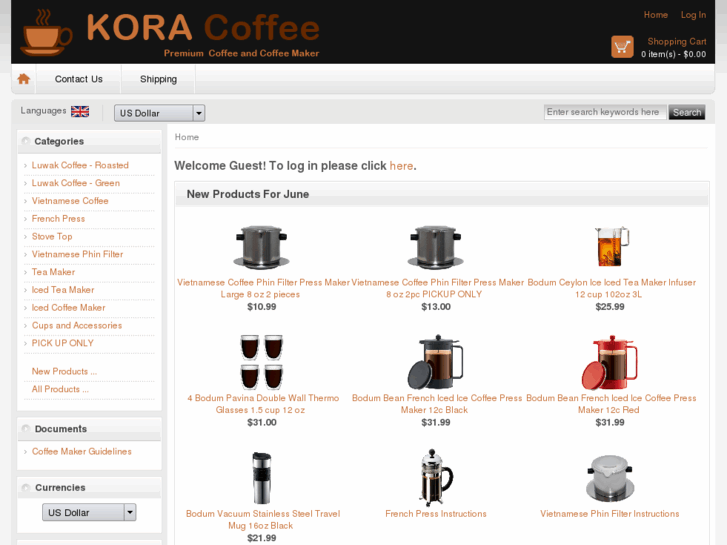 www.koracoffee.com