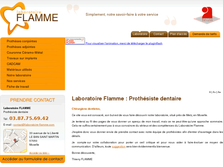 www.laboratoire-flamme.com