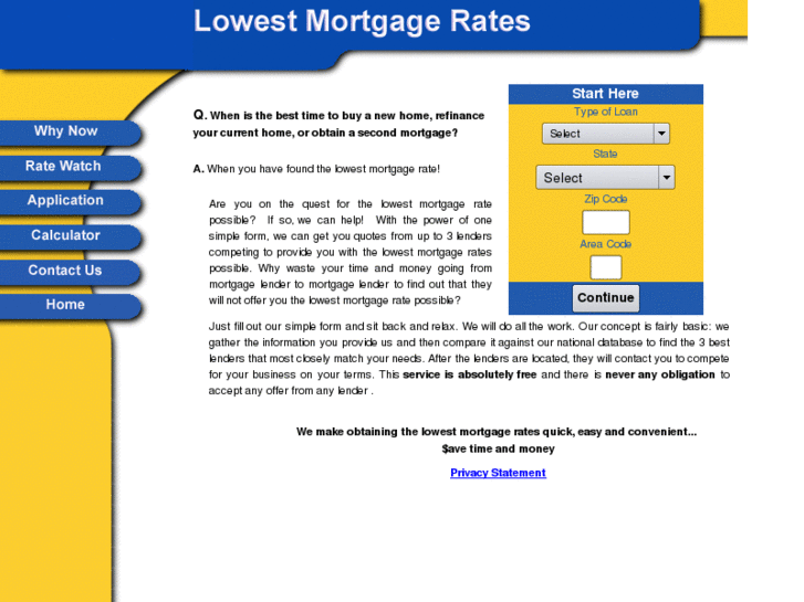 www.lowest-mortgage-rates.net