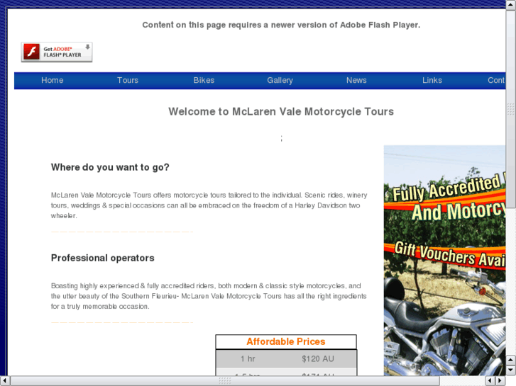 www.mclarenvalemotorcycletours.com