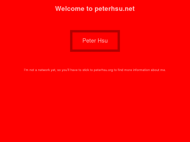 www.peterhsu.net