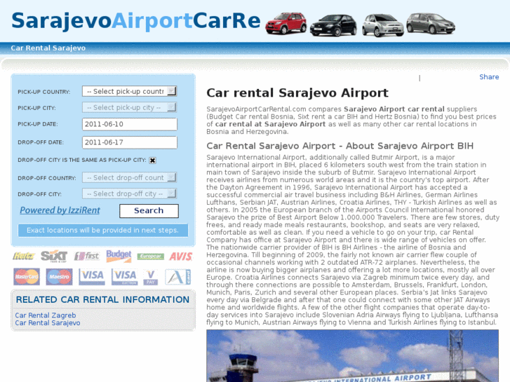 www.sarajevoairportcarrental.com