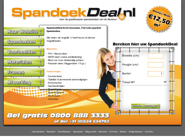 www.spandoekdeal.nl