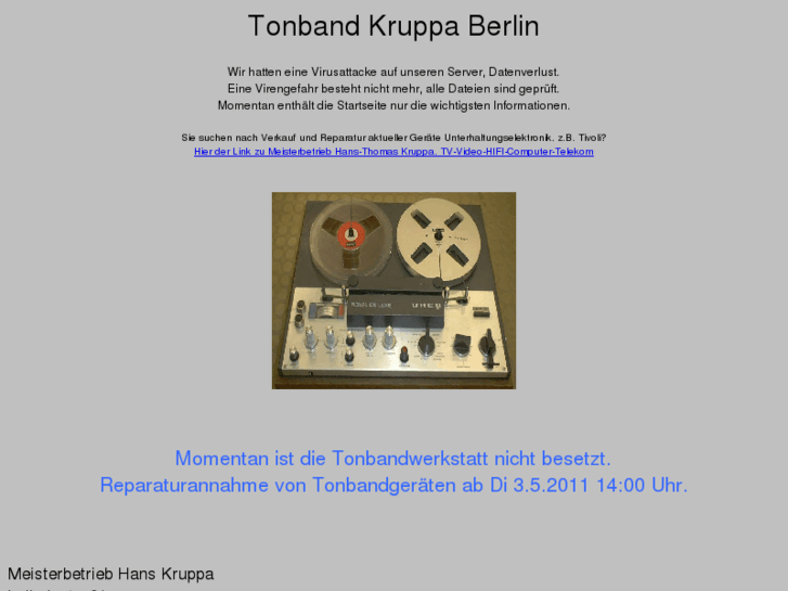 www.tonband-kruppa.com