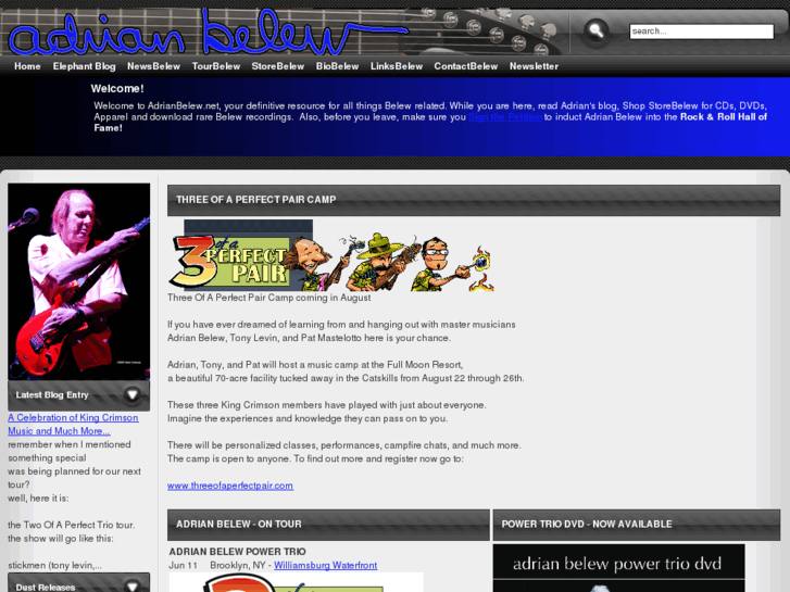 www.adrianbelew.net