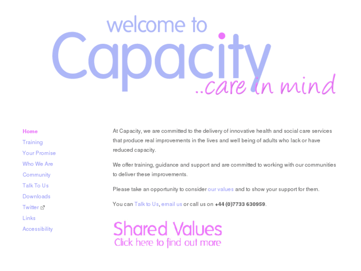 www.capacitycare.org.uk