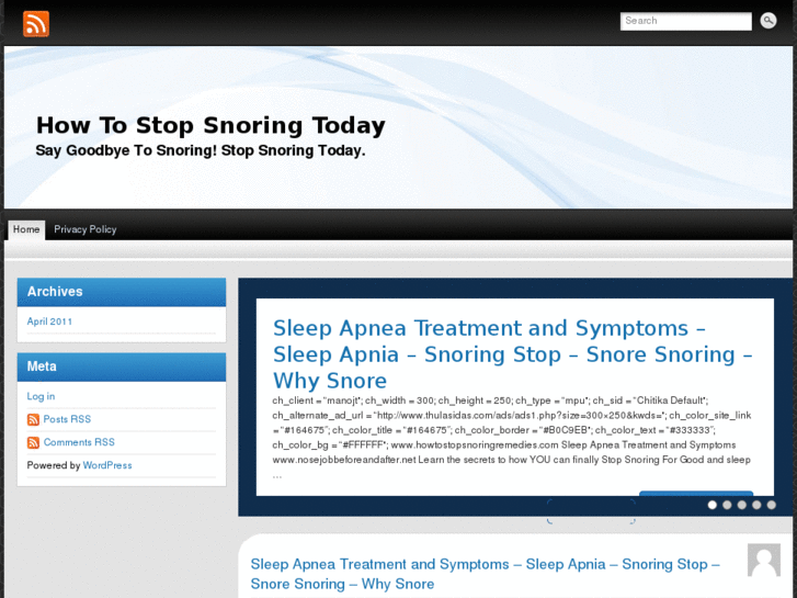 www.howtostopsnoringtoday.org