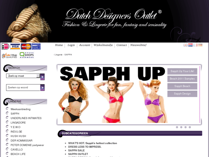 www.sapphlingerieoutlet.com