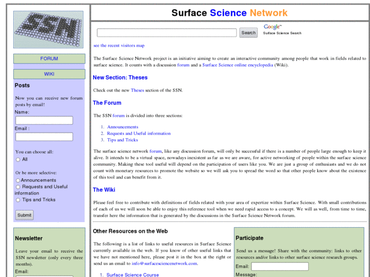 www.surfacesciencenetwork.com