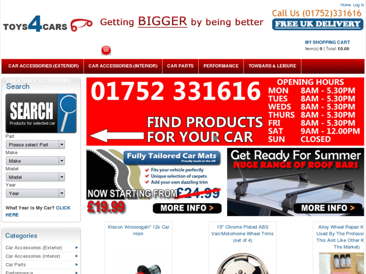 www.toys4cars.co.uk