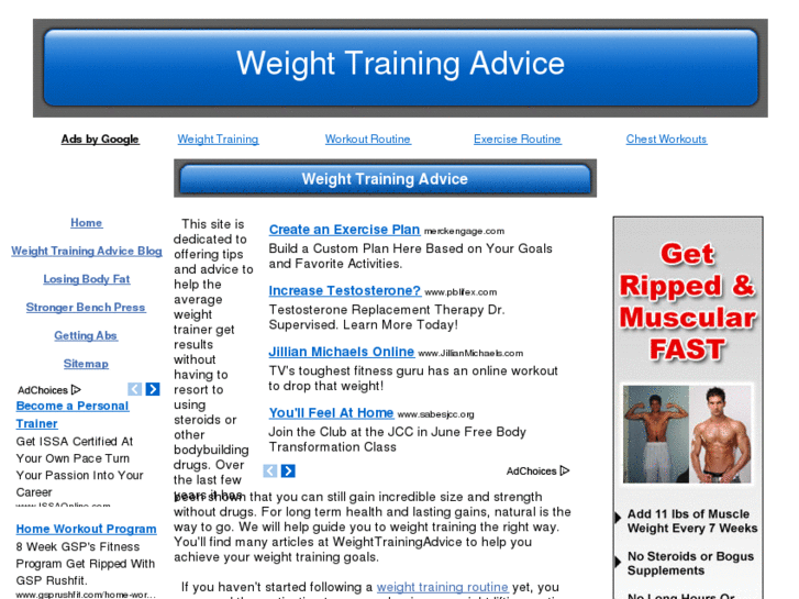 www.weighttrainingadvice.com