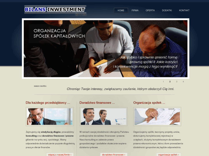 www.bilansinwestment.biz